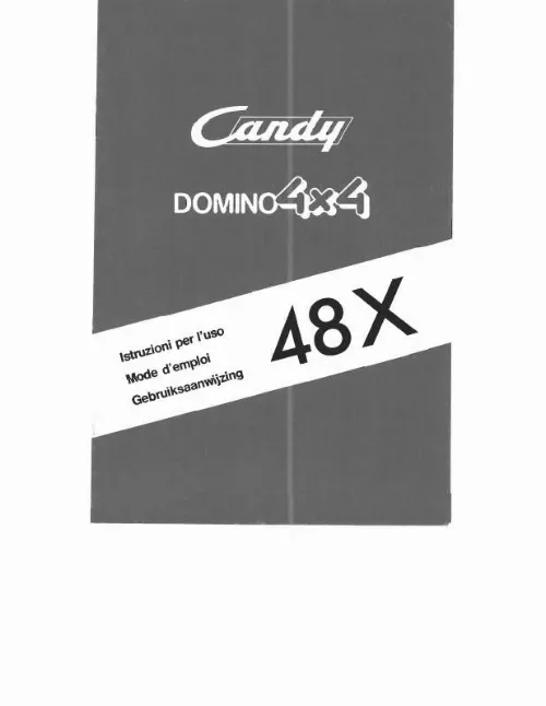Mode d'emploi CANDY DOMINO 4X4