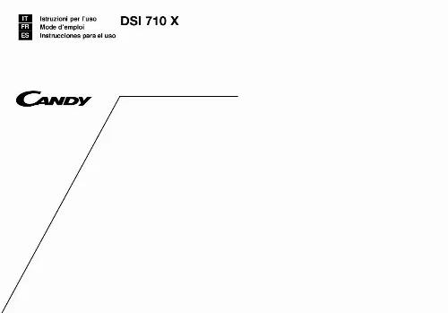 Mode d'emploi CANDY DSI 710 X