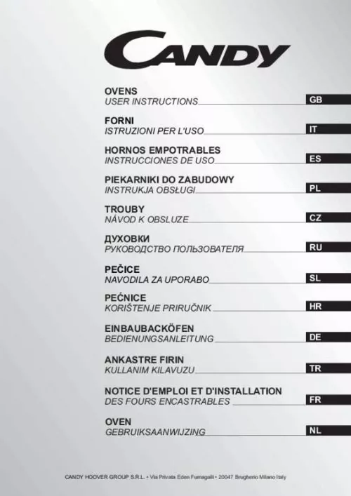 Mode d'emploi CANDY FXLP 649 RX