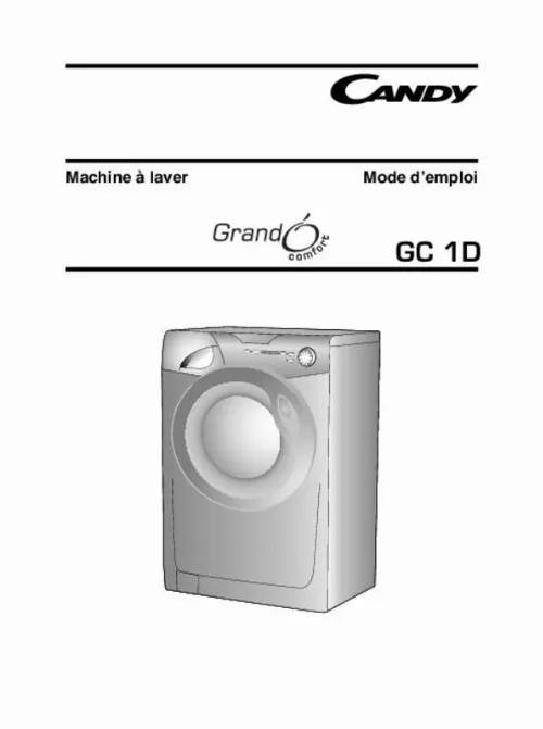 Mode d'emploi CANDY GC 14101D2/1-47