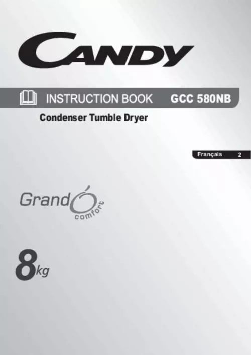 Mode d'emploi CANDY GCC 580NB