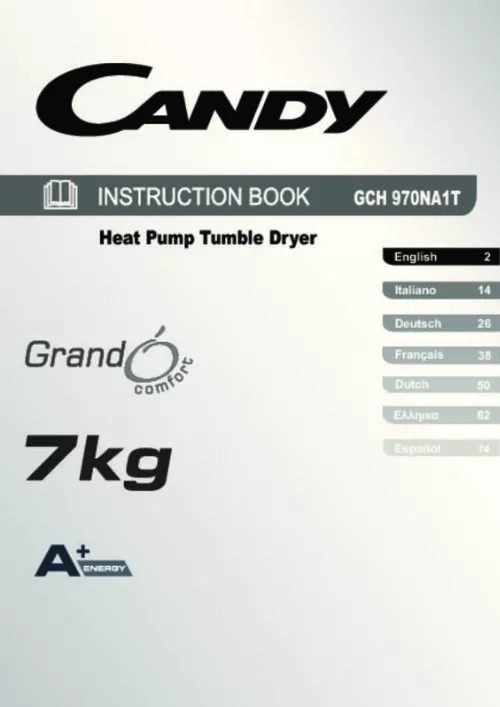 Mode d'emploi CANDY GCH 970NA1T-