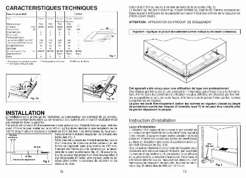 Mode d'emploi CANDY PI461/4AW