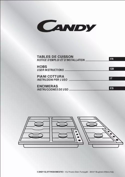 Mode d'emploi CANDY PLDAS 640