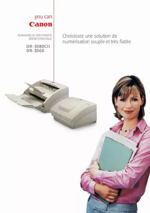 Mode d'emploi CANON DR-3060