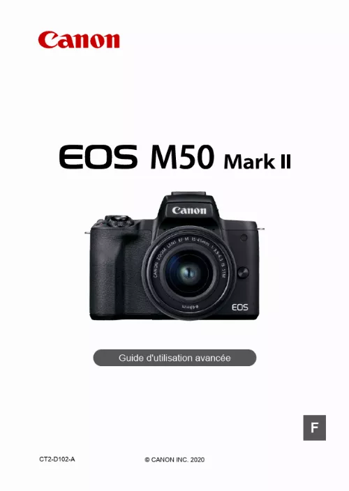 Mode d'emploi CANON EOS M50 MARK II