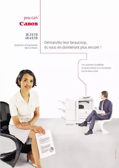 Mode d'emploi CANON IR 4570