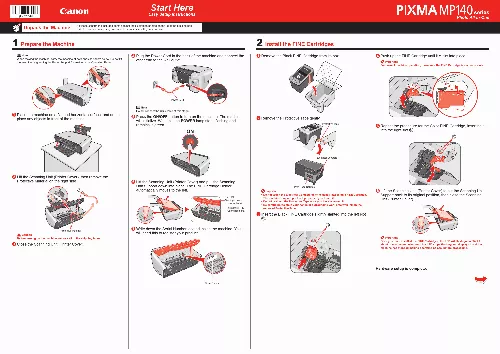 Mode d'emploi CANON MP140