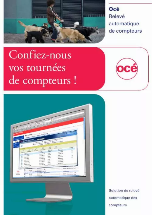 Mode d'emploi CANON OCE METERMANAGER