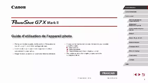 Mode d'emploi CANON X MARK II