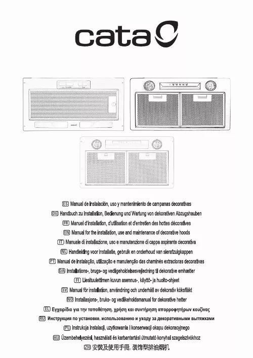 Mode d'emploi CATA B6-T900 XGBK