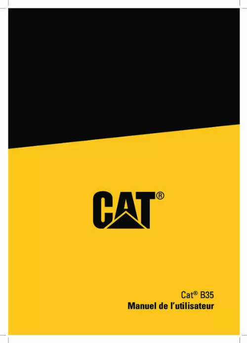 Mode d'emploi CATERPILLAR CAT B35