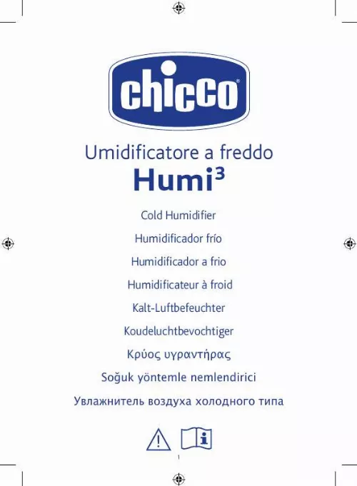 Mode d'emploi CHICCO COLD HUMIDIFIER
