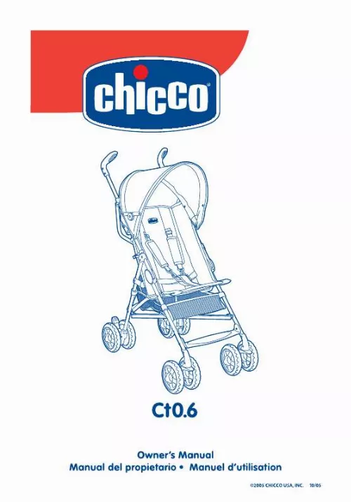 Mode d'emploi CHICCO CT0.6