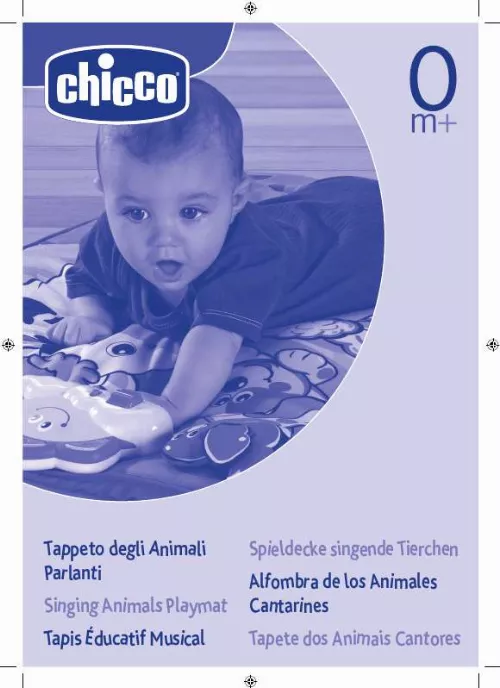Mode d'emploi CHICCO SINGING ANIMALS PLAYMAT