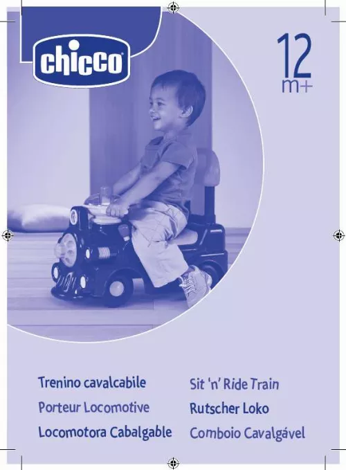 Mode d'emploi CHICCO SIT AND RIDE TRAIN