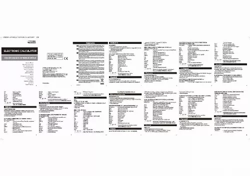 Mode d'emploi CITIZEN SDC-9008N