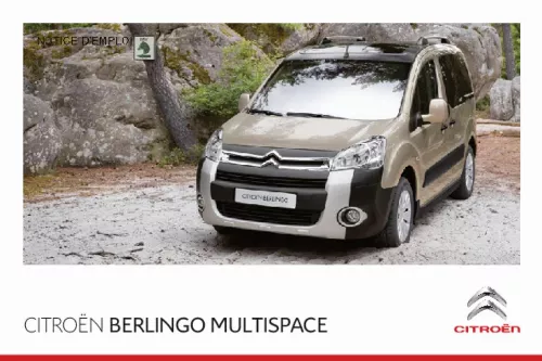 Mode d'emploi CITROEN BERLINGO 2 2014