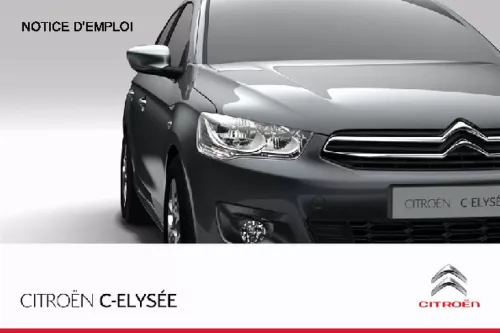 Mode d'emploi CITROEN C-ELYSEE