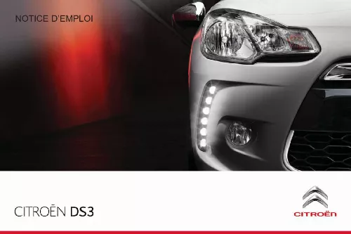 Mode d'emploi CITROEN DS3