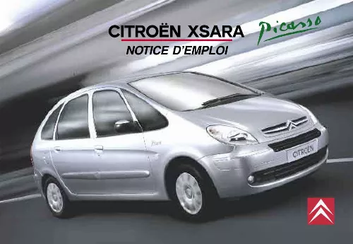 Notice CITROEN XSARA PICASSO - voiture Trouver une solution à un ...