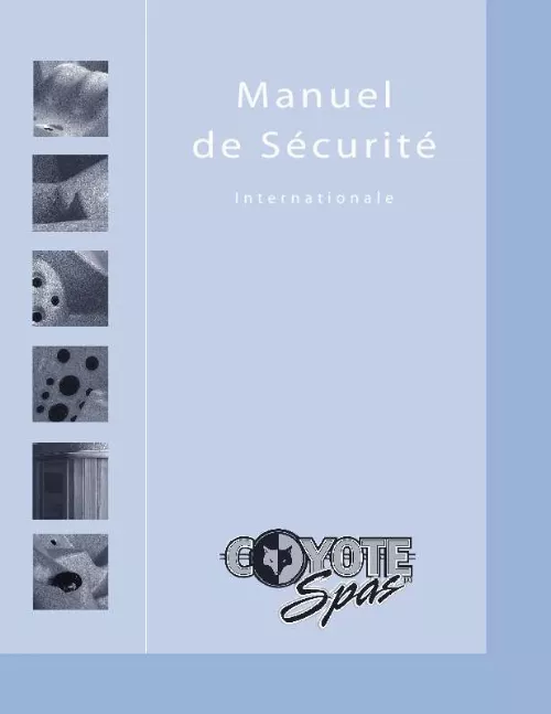 Mode d'emploi COYOTE SPAS MANUEL