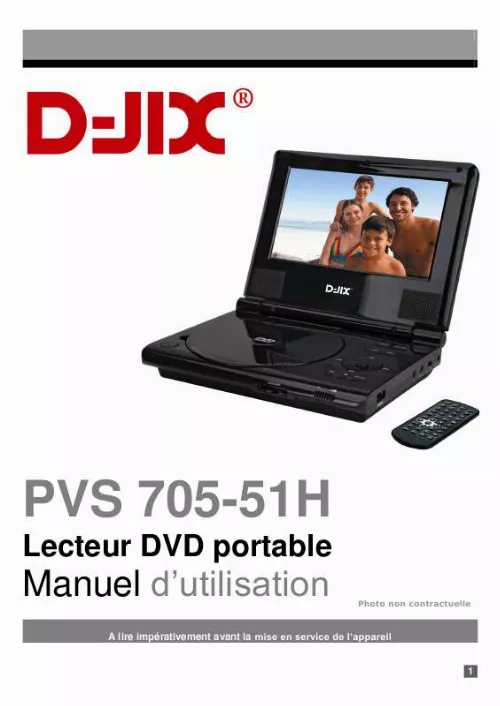 Mode d'emploi D-JIX PVS 705-79CBC