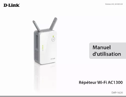 Mode d'emploi D-LINK DAP-1620