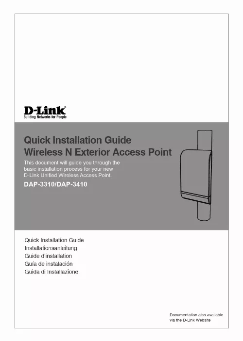 Mode d'emploi D-LINK DAP-3410