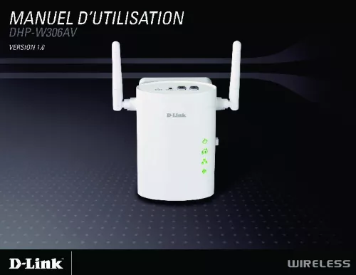 Mode d'emploi D-LINK DHP-W311AV