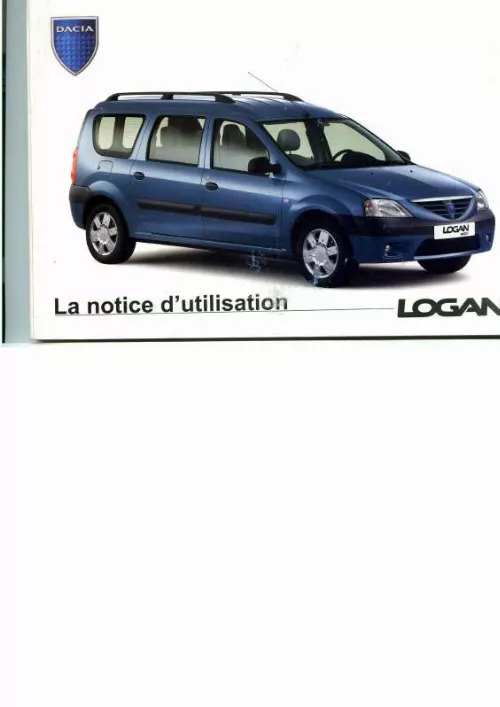 Mode d'emploi DACIA LOGAN