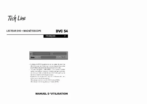 Mode d'emploi DAEWOO DVC 54