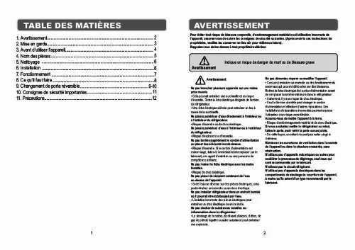 Mode d'emploi DAEWOO FN-15B2RNW