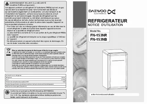 Mode d'emploi DAEWOO FN153M