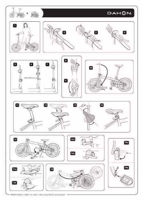 Mode d'emploi DAHON 20 INCH