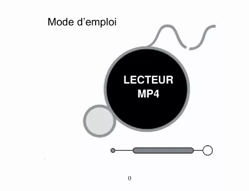 Mode d'emploi DANE-ELEC MP4 PLAYER