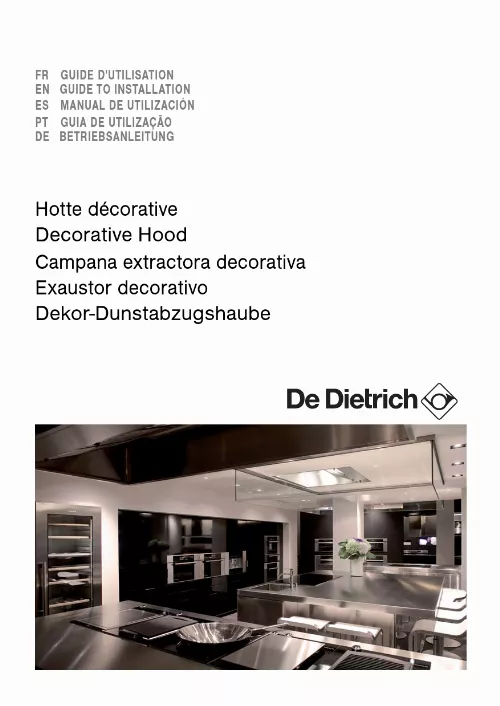 Mode d'emploi DE DIETRICH DHD1554X