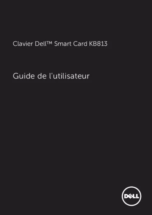 Mode d'emploi DELL SMART CARD KB813