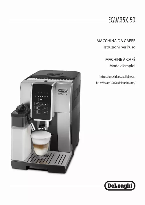 Mode d'emploi DELONGHI DINAMICA ECAM 350.50