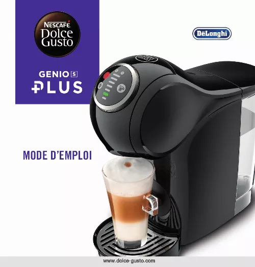 Mode d'emploi DELONGHI DOLCE GUSTO GENIO S EDG225.W