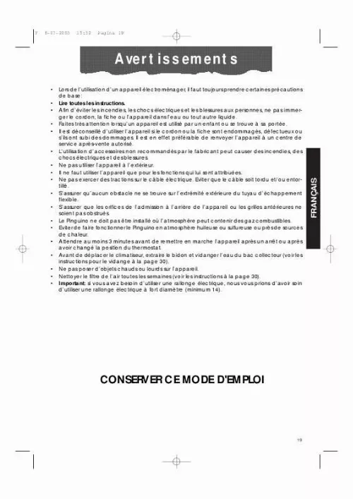 Mode d'emploi DELONGHI K 900