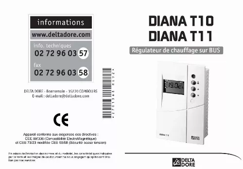 Mode d'emploi DELTA DORE DIANA T10