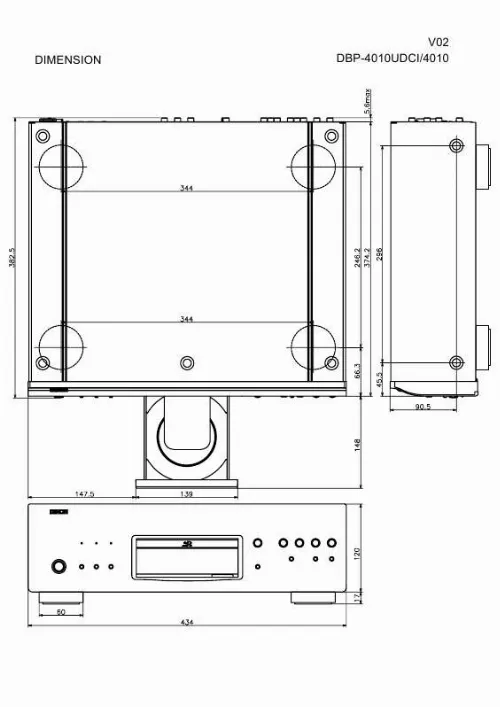 Mode d'emploi DENON DBP-4010