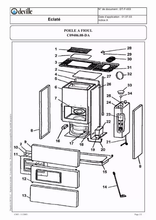 Mode d'emploi DEVILLE C09406.08-DA