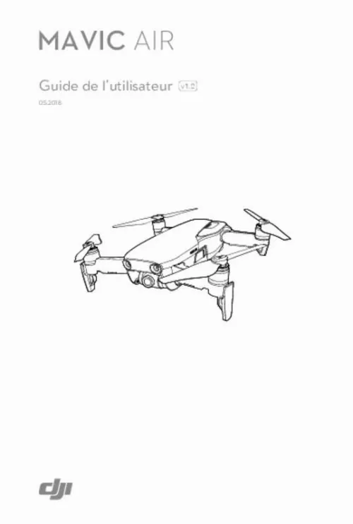 Mode d'emploi DJI MAVIC AIR FLY