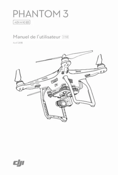 Mode d'emploi DJI PHANTOM 3