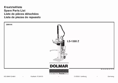 Mode d'emploi DOLMAR LS-1300 Z