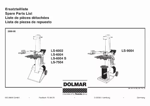 Mode d'emploi DOLMAR LS-6002