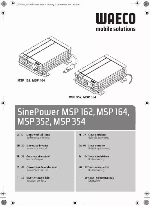 Mode d'emploi DOMETIC MSP164