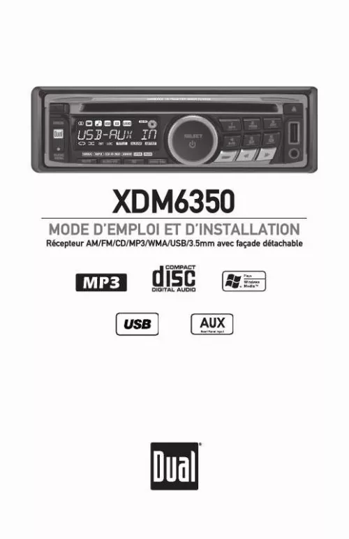 Mode d'emploi DUAL XDM6350